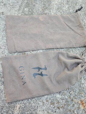 Gina Dust Bag Draw String Storage Bag Set of 2 Bags authentic